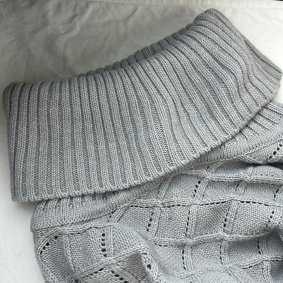 Madison 88 Cowl Neck Poncho Knit Sweater - Picture 9 of 10